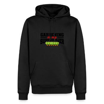 Gardening Is My Superpower Horticulture Gardening - Männer Premium Bio Hoodie - Schwarz - Vorne - Nico (187cm)