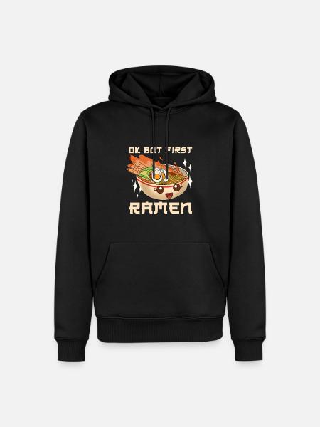 Ramen noodles Happy gift - Men’s Premium Organic Hoodie - black