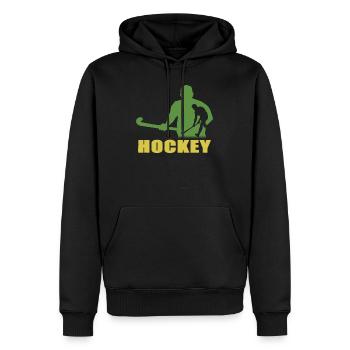 Hockey Club de hockey Joueurs de hockey - Sweat à capuche Premium bio Homme - noir - Devant - Nico (187cm)