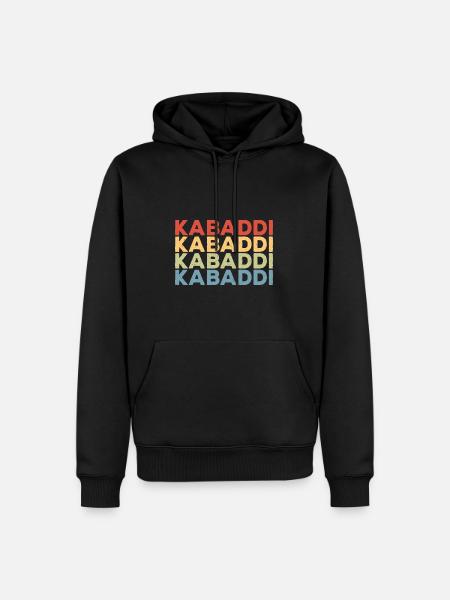 Gift for Kabaddi Lovers - Men’s Premium Organic Hoodie - black