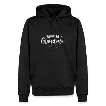 Samba - Männer Premium Bio Hoodie - Schwarz - Vorne - Nico (187cm)