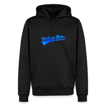 Babysitter Graphic Daycare Provider Daycare Teach - Männer Premium Bio Hoodie - Schwarz - Vorne - Nico (187cm)