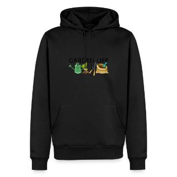Garden Life Gardener Horticulturist Gardening Land - Männer Premium Bio Hoodie - Schwarz - Vorne - Nico (187cm)