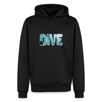 Tauchen Taucher - Männer Premium Bio Hoodie - Schwarz - Vorne - Nico (187cm)