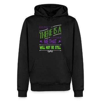 writers copywriter joke bday authors jokes - Männer Premium Bio Hoodie - Schwarz - Vorne - Nico (187cm)