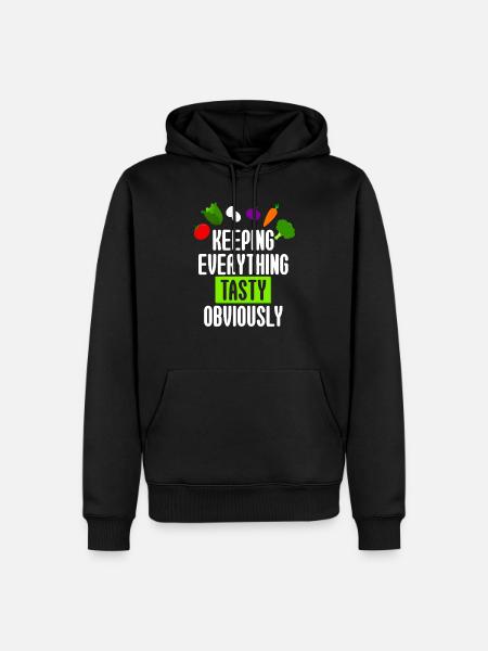 Keto Keeping Everything Tasty Obviously - Men’s Premium Organic Hoodie - black