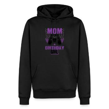 Mom Of The Birthday Girl Video Game Player Gaming - Männer Premium Bio Hoodie - Schwarz - Vorne - Nico (187cm)