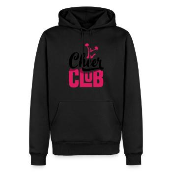 Cheer Club Cheerleading Cheerleader Cheerdance Gym - Männer Premium Bio Hoodie - Schwarz - Vorne - Nico (187cm)