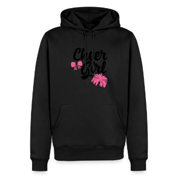 Cheer Girl Cheerleading Cheerleader Cheerdance Gym - Männer Premium Bio Hoodie - Schwarz - Vorne - Nico (187cm)