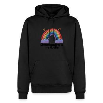 Cheerleading Is My Hustle Cheerleader Gymnast Chee - Männer Premium Bio Hoodie - Schwarz - Vorne - Nico (187cm)
