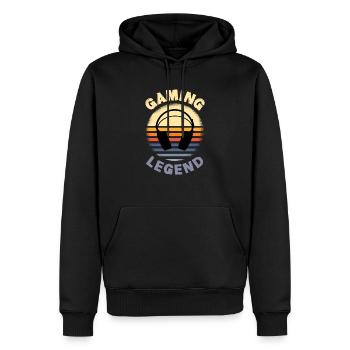 Gaming Legend Retro Video Game Player Console Pc G - Männer Premium Bio Hoodie - Schwarz - Vorne - Nico (187cm)