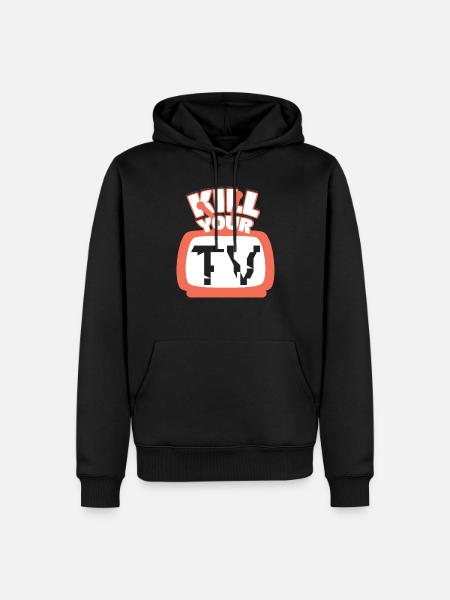 Your TV Television TV Shows - Men’s Premium Organic Hoodie - black