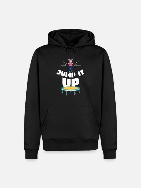 It Up Trampoline Trampolining - Men’s Premium Organic Hoodie - black