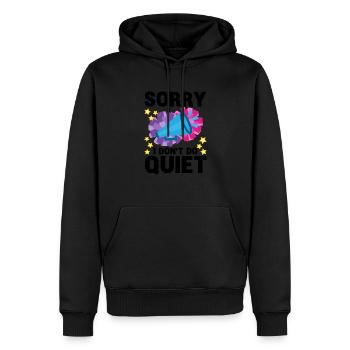 Sorry I Don't Do Quite Cheerleader Sports Cheering - Männer Premium Bio Hoodie - Schwarz - Vorne - Nico (187cm)