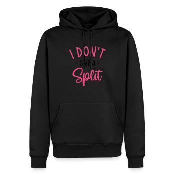 I Don't Give A Split Cheerleading Cheerleader Danc - Männer Premium Bio Hoodie - Schwarz - Vorne - Nico (187cm)