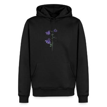 Espèce d'Ancolie - Sweat à capuche Premium bio Homme - noir - Devant - Nico (187cm)