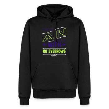 electrician bib engineer electricians retired - Männer Premium Bio Hoodie - Schwarz - Vorne - Nico (187cm)