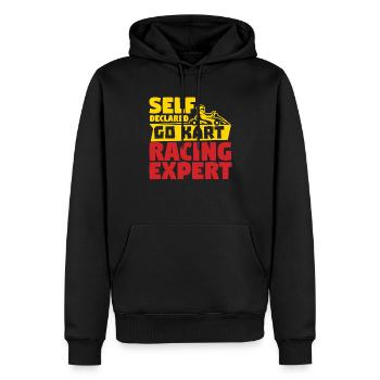 Ask Me About Buying A Car - Men’s Premium Organic Hoodie - black - Front - Nico (187cm)
