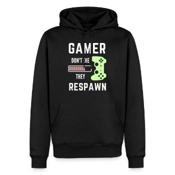 Gamer Joystick Gaming Controller Respawn Disant 1 - Sweat à capuche Premium bio Homme - noir - Devant - Nico (187cm)