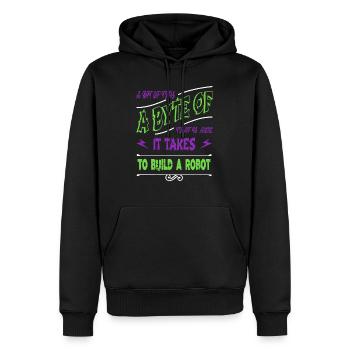 biomedical engineering christmas vacation happy - Männer Premium Bio Hoodie - Schwarz - Vorne - Nico (187cm)