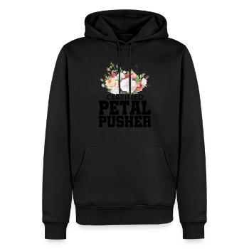 Certified Petal Pusher Gardening Florist Gardener - Männer Premium Bio Hoodie - Schwarz - Vorne - Nico (187cm)