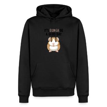 It's Guinea Be A Good Day Animal Lover Pet Owner C - Männer Premium Bio Hoodie - Schwarz - Vorne - Nico (187cm)