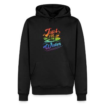 Just Add Water Rowing Kayaking Kayak Rower Paddlin - Männer Premium Bio Hoodie - Schwarz - Vorne - Nico (187cm)