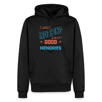 birthday hack the box hacking coder present idea - Men’s Premium Organic Hoodie - black - Front - Nico (187cm)