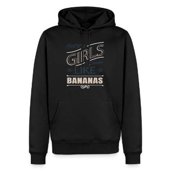 Human Rights Sayings Female Pride Outfits - Men’s Premium Organic Hoodie - black - Front - Nico (187cm)