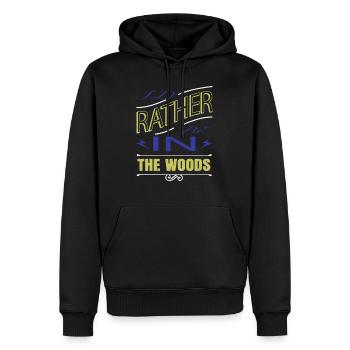 present gift advanture gift best geek america fun - Männer Premium Bio Hoodie - Schwarz - Vorne - Nico (187cm)