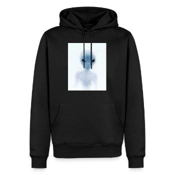 Alien - Men’s Premium Organic Hoodie - black - Front - Nico (187cm)