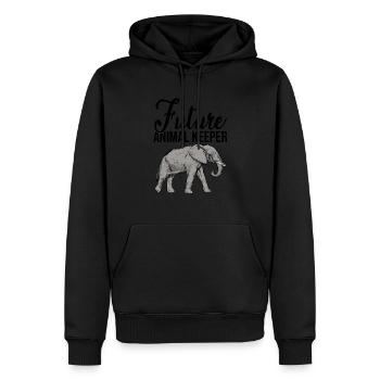 Future Animal Keeper Animal Lover Zoo Keeper Zoolo - Männer Premium Bio Hoodie - Schwarz - Vorne - Nico (187cm)