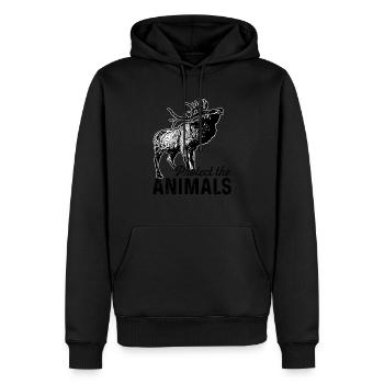 Protect The Animals Animal Lover Zoologist Zoo Kee - Männer Premium Bio Hoodie - Schwarz - Vorne - Nico (187cm)