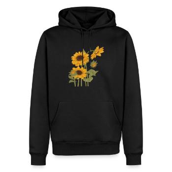 Retro Graphic Gardener Horticulturist Gardening La - Männer Premium Bio Hoodie - Schwarz - Vorne - Nico (187cm)