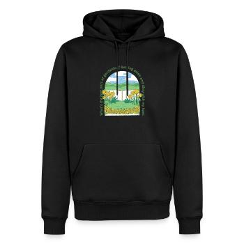 What's The Best Part Of Gardening Getting Down And - Männer Premium Bio Hoodie - Schwarz - Vorne - Nico (187cm)