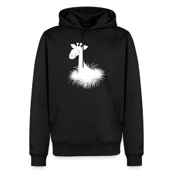 Safari Zoo Animal Safari Zoo - Sweat à capuche Premium bio Homme - noir - Devant - Nico (187cm)