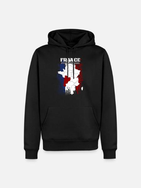 Nouvelle Aquitaine - Men’s Premium Organic Hoodie - black