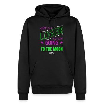 Alien Lovers Animation Anal Probe Alien Spacecraft - Sweat à capuche Premium bio Homme - noir - Devant - Nico (187cm)