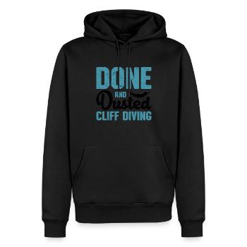 Done And Dusted Cliff Diving Cliff Diver Waterspor - Men’s Premium Organic Hoodie - black - Front - Nico (187cm)