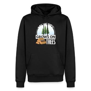 My Money Grows On Trees - Männer Premium Bio Hoodie - Schwarz - Vorne - Nico (187cm)