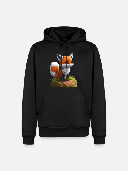 Small tortoiseshell - Men’s Premium Organic Hoodie - black