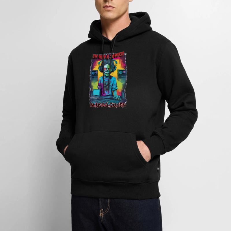 zombie coder Men’s Premium Organic Hoodie