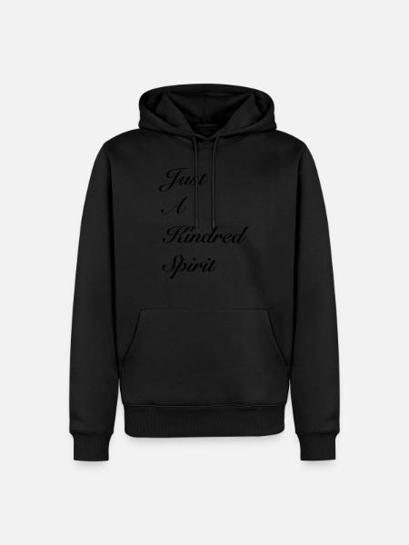 Just a Kindred spirit - Men’s Premium Organic Hoodie - black