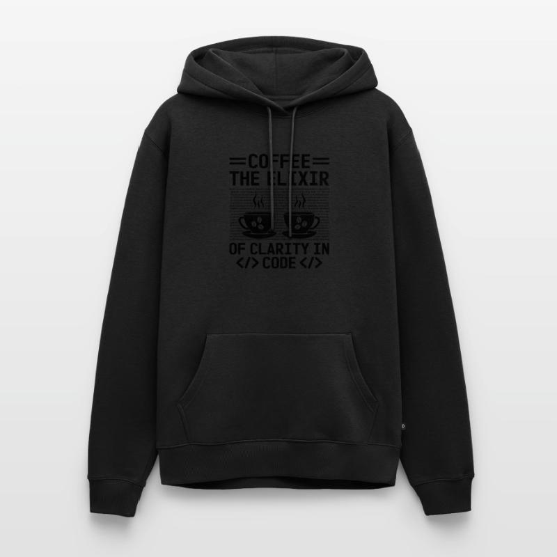 Café Codage Programmeur Codeur Développeur Nerd Coff Sweat à capuche Premium bio Homme