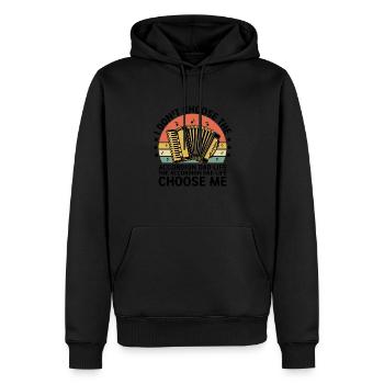 Das Akkordeon Dad Life Choose Me Akkordeonist Musi - Männer Premium Bio Hoodie - Schwarz - Vorne - Nico (187cm)