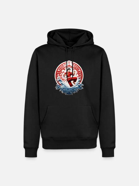 Kung Fu - Men’s Premium Organic Hoodie - black