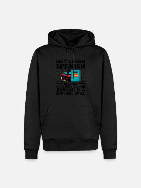 Fremdsprachenlehrer Schule Sprachlehrer - Männer Premium Bio Hoodie -