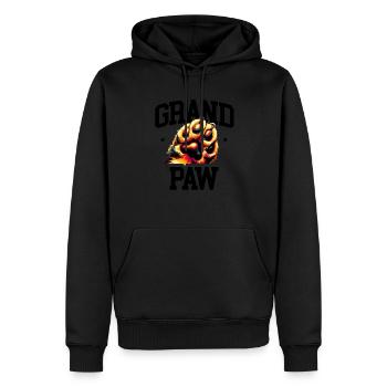 Grand Paw Deutscher Schäferhund Hundeliebhaber Schäferhunde GSD - Männer Premium Bio Hoodie - Schwarz - Vorne - Nico (187cm)