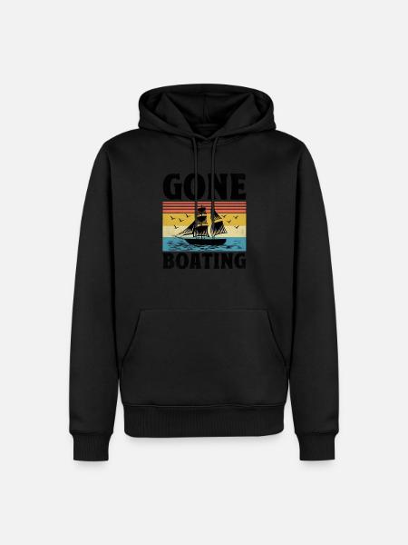 Gone Boating Paddelboot - Männer Premium Bio Hoodie - 