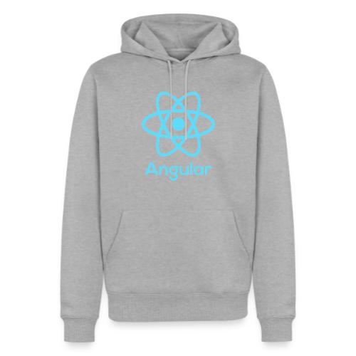Reactangular – Is it React? Is it Angular? - Felpa con cappuccio ecologica premium da uomo